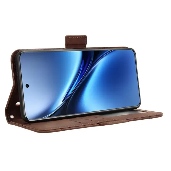 SLOT Peňaženkový obal pre Vivo X200 Pro 5G hnedý