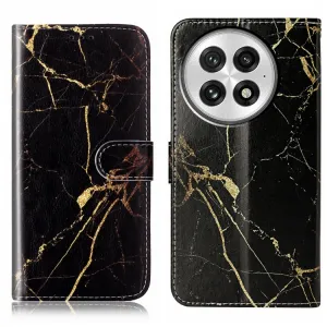 ART Peňaženkový kryt pre OnePlus 13 5G BLACK MARBLE