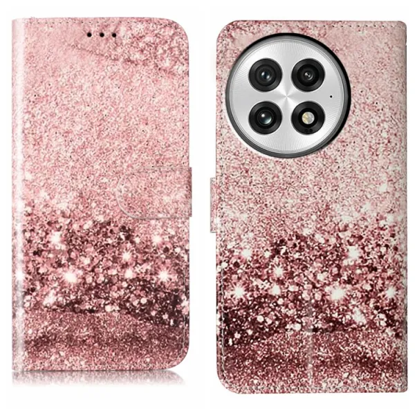 ART Peňaženkový kryt pre OnePlus 13 5G ROSE GLITTER
