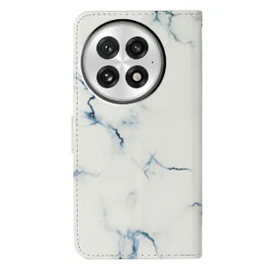ART Peňaženkový kryt pre OnePlus 13 5G WHITE MARBLE