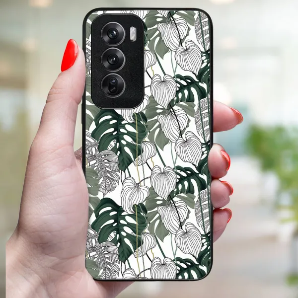MY ART Ochranný kryt pre Oppo Reno12 Pro 5G LEAF (175)