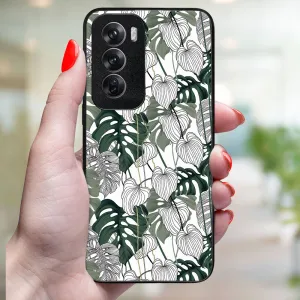 MY ART Ochranný kryt pre Oppo Reno12 Pro 5G LEAF (175)