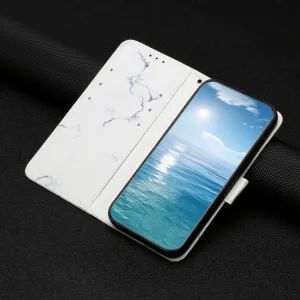 ART Peňaženkový kryt pre OnePlus 13 5G WHITE MARBLE
