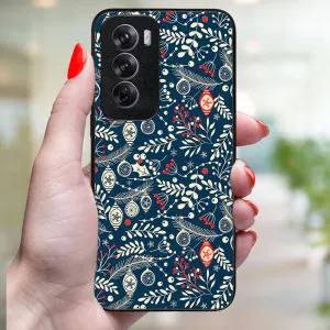 MY ART Kryt s vianočným dizajnom Oppo Reno12 Pro 5G MISTLETOE (070)