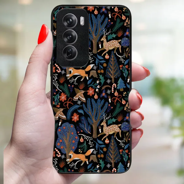 MY ART Kryt s vianočným dizajnom Oppo Reno12 Pro 5G WINTER (071)