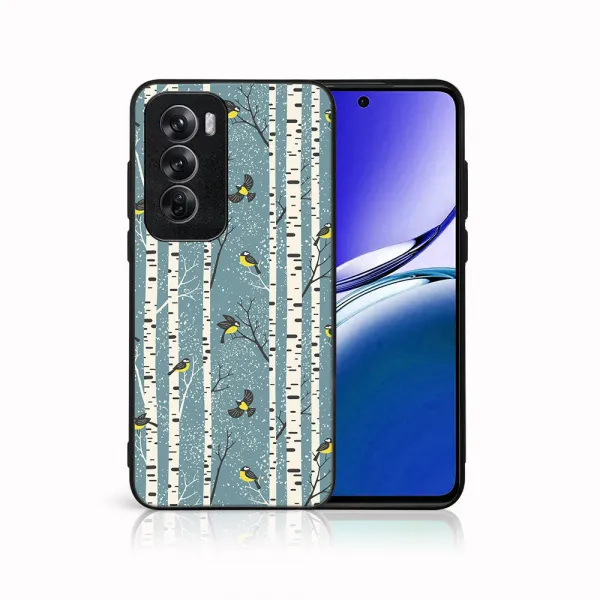 MY ART Kryt s vianočným dizajnom Oppo Reno12 Pro 5G BIRCH (072)
