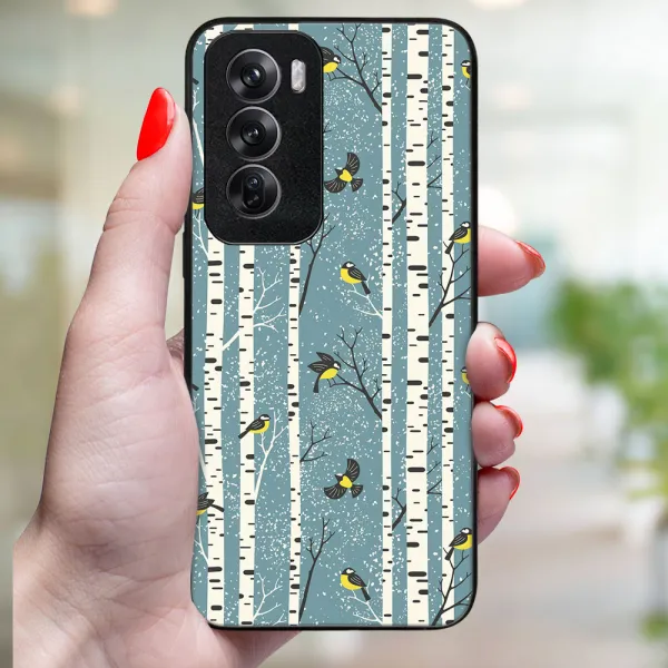 MY ART Kryt s vianočným dizajnom Oppo Reno12 Pro 5G BIRCH (072)