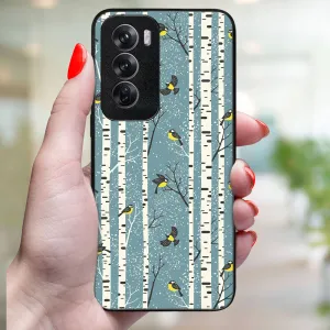 MY ART Kryt s vianočným dizajnom Oppo Reno12 Pro 5G BIRCH (072)