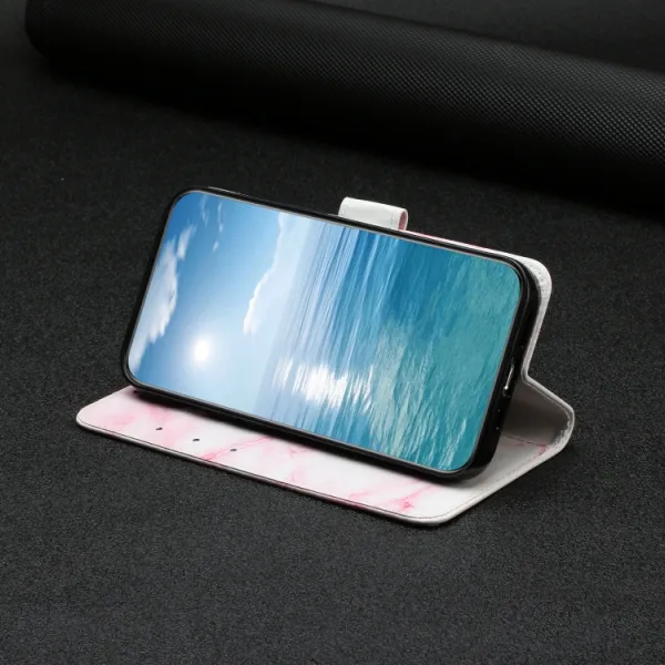 ART Peňaženkový kryt pre OnePlus 13 5G PINK MARBLE