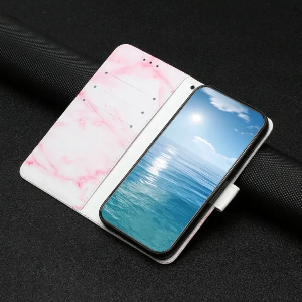 ART Peňaženkový kryt pre OnePlus 13 5G PINK MARBLE