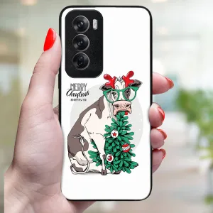 MY ART Kryt s vianočným dizajnom Oppo Reno12 Pro 5G MERRY CHRISTMAS (074)