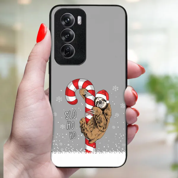 MY ART Kryt s vianočným dizajnom Oppo Reno12 Pro 5G CANDY (076)