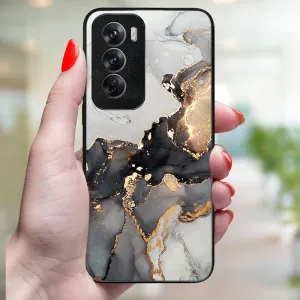 MY ART Ochranný kryt pre Oppo Reno12 Pro 5G GREY MARBLE (140)