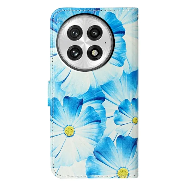 ART Peňaženkový kryt pre OnePlus 13 5G BLUE FLOWERS