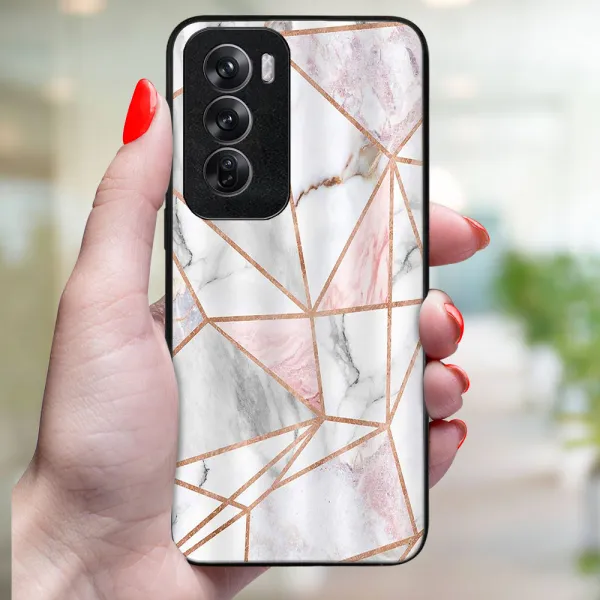 MY ART Ochranný kryt pre Oppo Reno12 Pro 5G PINK MARBLE (143)