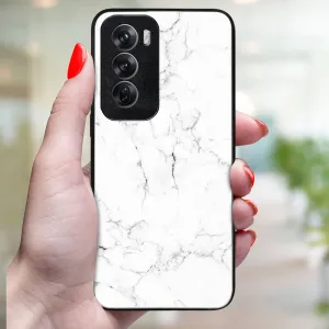MY ART Ochranný kryt pre Oppo Reno12 Pro 5G WHITE MARBLE (144)