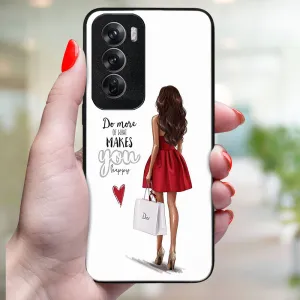 MY ART Ochranný kryt pre Oppo Reno12 Pro 5G RED DRESS (137)