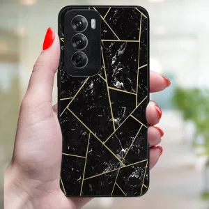 MY ART Ochranný kryt pre Oppo Reno12 Pro 5G POLYGONAL (150)