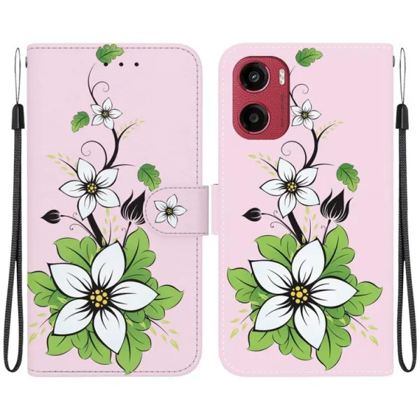 ART Peňaženkový kryt pre Motorola Moto G05 / Moto E15 LILY