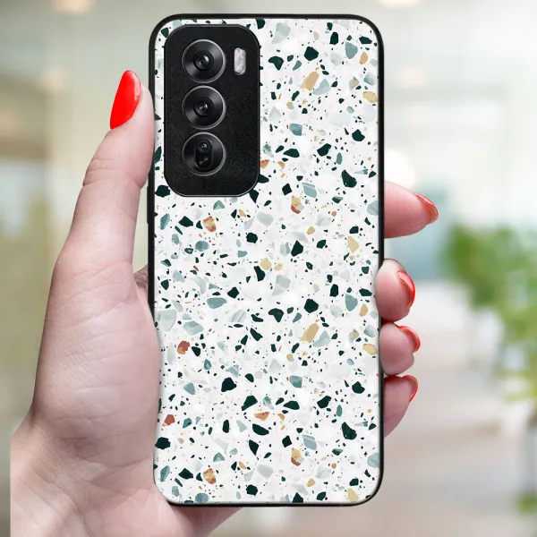 MY ART Ochranný kryt pre Oppo Reno12 Pro 5G GREY TERRAZZO (163)
