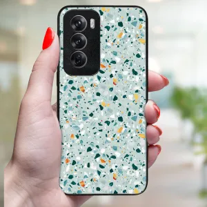 MY ART Ochranný kryt pre Oppo Reno12 Pro 5G BLUE TERRAZZO (164)