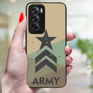 MY ART Ochranný kryt pre Oppo Reno12 Pro 5G ARMY (236)