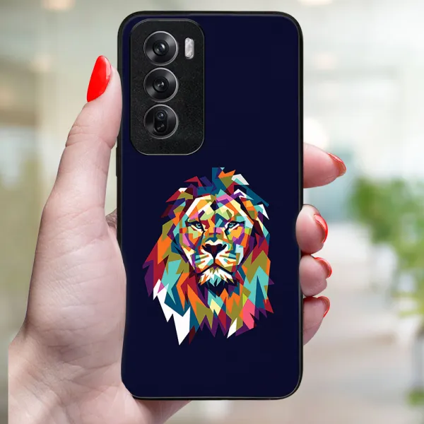 MY ART Ochranný kryt pre Oppo Reno12 Pro 5G LION (246)