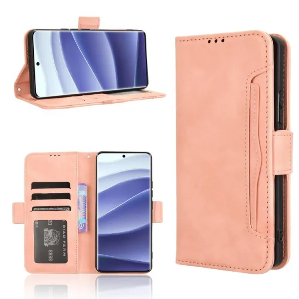 SLOT Peňaženkový obal pre Xiaomi Redmi Note 14 Pro+ 5G ružový