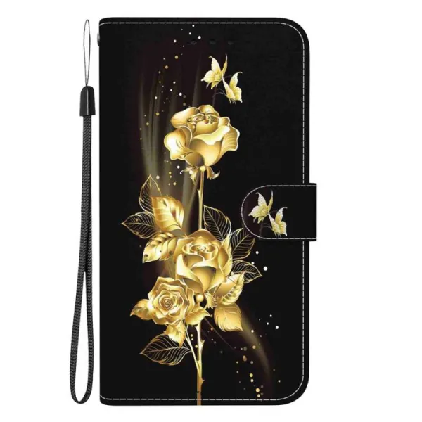 ART Peňaženkový kryt pre Motorola Moto G05 / Moto E15 GOLD ROSE