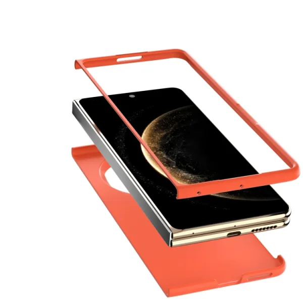 ABEEL SKIN Ochranný plastový kryt pre Huawei Mate X6 oranžový