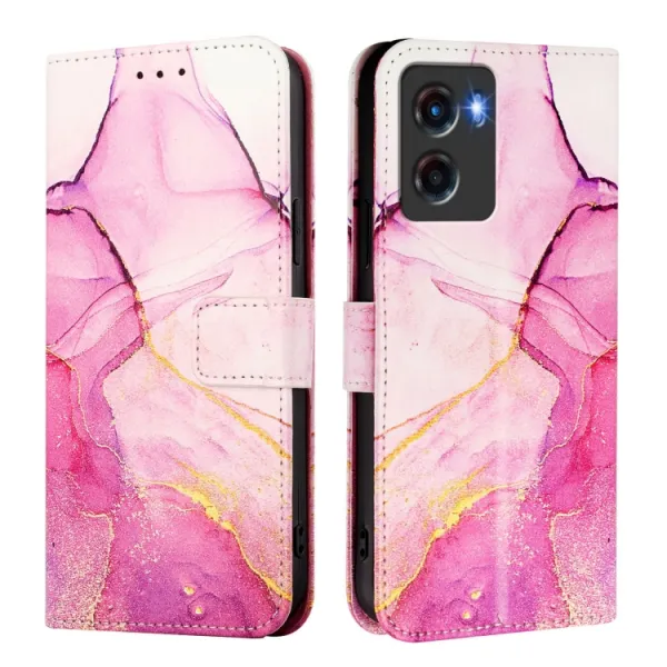 ART MARBLE Peňaženkový kryt pre Motorola Moto G05 / Moto E15 PINK
