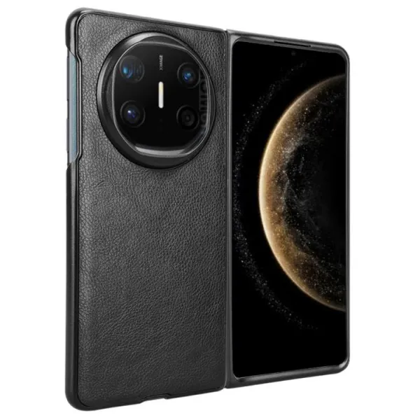 LEATHER Ochranný kryt pre Huawei Mate X6 čierny