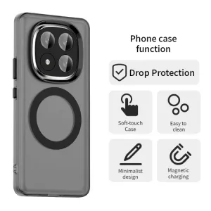CANDY MAGSAFE Ochranný obal pre Xiaomi Redmi Note 14 Pro+ 5G čierny