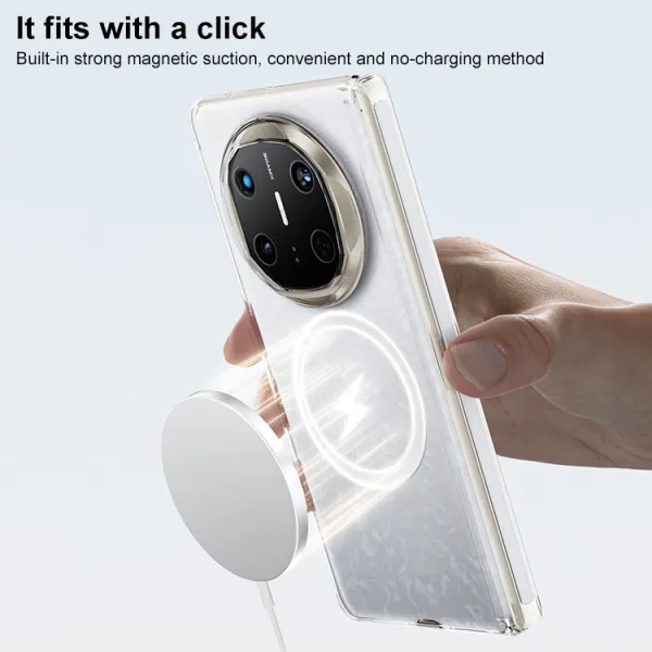 TRANSPARENT MAGSAFE Kryt pre Huawei Mate X6 čierny