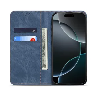 DENIM Peňaženkový kryt pre Xiaomi Redmi Note 14 modrý