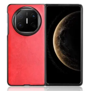 LEATHER Ochranný kryt pre Huawei Mate X6 červený