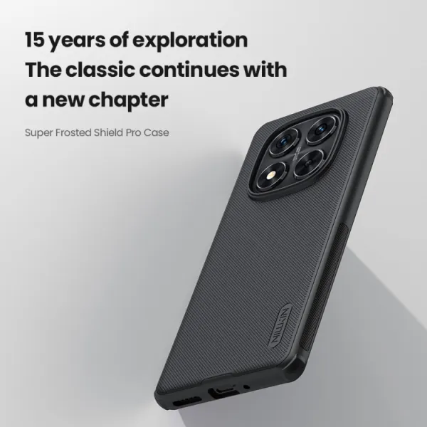NILLKIN FROSTED Ochranný kryt pre Xiaomi Redmi Note 14 Pro 5G / Poco X7 modrý