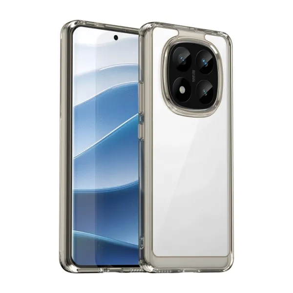 CRYSTAL Ochranný obal pre Xiaomi Redmi Note 14 Pro+ 5G šedý