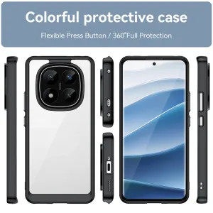 CRYSTAL Ochranný obal pre Xiaomi Redmi Note 14 Pro+ 5G čierny