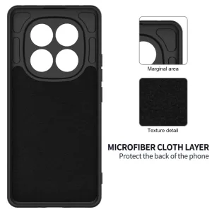 RUBBER Ochranný obal pre Xiaomi Redmi Note 14 Pro 5G / Poco X7 čierny