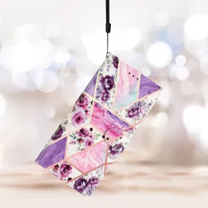 ART Peňaženkový kryt pre Google Pixel 9a PURPLE MARBLE