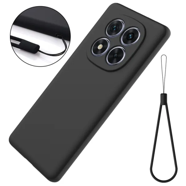 RUBBER Ochranný obal pre Xiaomi Redmi Note 14 Pro 5G / Poco X7 čierny