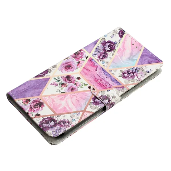 ART Peňaženkový kryt pre Google Pixel 9a PURPLE MARBLE