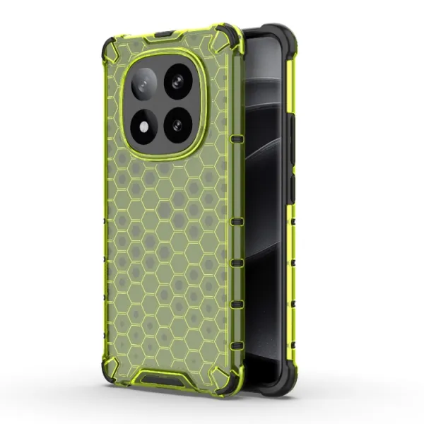 HONEYCOMB Ochranný kryt Xiaomi Redmi Note 14 Pro+ 5G zelený