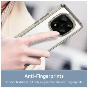 CRYSTAL Ochranný obal pre Xiaomi Redmi Note 14 Pro+ 5G šedý