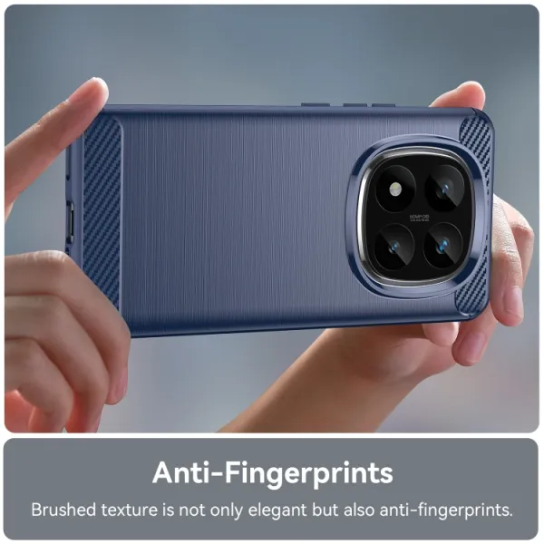 FLEXI TPU Ochranný kryt Xiaomi Redmi Note 14 Pro+ 5G modrý