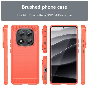 FLEXI TPU Ochranný kryt Xiaomi Redmi Note 14 Pro 5G / Poco X7 červený