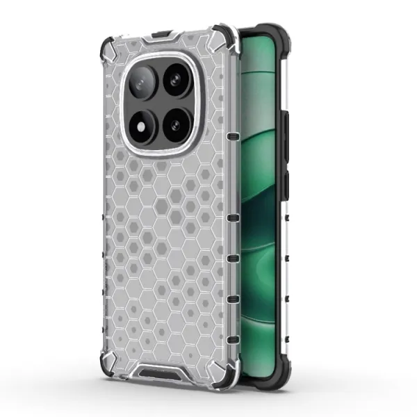 HONEYCOMB Ochranný kryt Xiaomi Redmi Note 14 Pro 5G / Poco X7 priehľadný