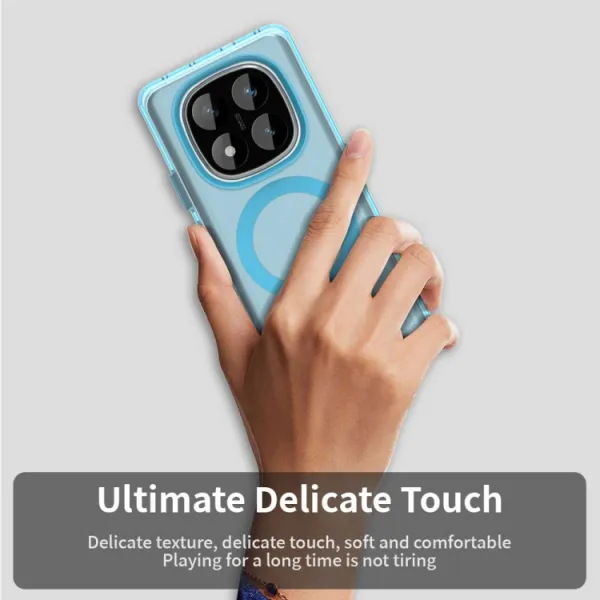 CANDY MAGSAFE Ochranný obal pre Xiaomi Redmi Note 14 Pro 5G / Poco X7 modrý