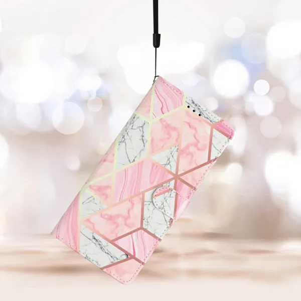 ART Peňaženkový kryt pre Google Pixel 9a PINK MARBLE